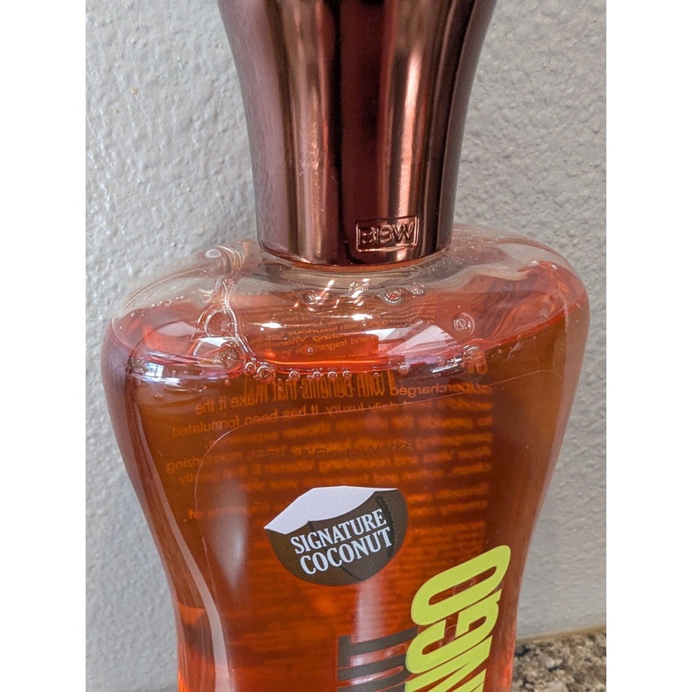 Bath Body Works Signature Coconut Mango Shower Gel RARE 10oz Discontinued - Picture 3 of 5